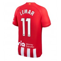 Camiseta Atletico Madrid Thomas Lemar #11 Primera Equipación Replica 2023-24 mangas cortas